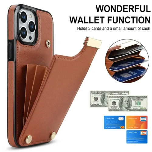 Luxury Leather Wallet Card Slot Phone Case For iPhone 16 15 14 Plus 13 Pro 12 11 X XS Max XR SE 2022 Purse Flip Stand Cover Hoesje