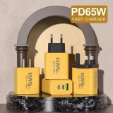 PD 65W USB C Charger Fast Charging Quick Charge 3.0 Type C Charger Adapter for iPhone Samsung USB C Wall Charger
