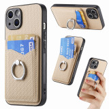 Card Slot Wallet Phone Case For iPhone  17 Air 16 11 12 13 Mini 14 Plus 15 Pro Max X XS XR 6 6S 7 8 Plus Ring Holder Stand Shockproof Cover