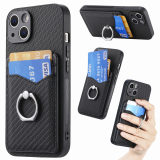 Card Slot Wallet Phone Case For iPhone  17 Air 16 11 12 13 Mini 14 Plus 15 Pro Max X XS XR 6 6S 7 8 Plus Ring Holder Stand Shockproof Cover