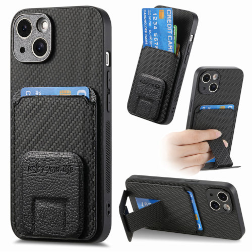 Card Holder Stand Wallet Phone Case For iPhone 11 12 13 Mini 14 15 Pro Max X XS MAX XR 6 6s 7 8 Plus Shockproof Cover