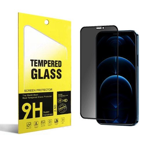 High quality Anti-spy Anti-peeping Tempered Glass Film Privacy Screen Protector for iPhone 15 14 13 12 11 Pro Max Plus Mini Screen Protector