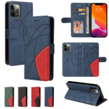 Luxury Line Leather Phone Case For iPhone  17 Air 16 15 14 13 12 11 Pro XS Max X XR 7 8 Plus Mini Se 2 3 Flip Wallet Card Solt Book Cover