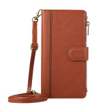 Crossbody Cards Solt Wallet Leather Case For iPhone 17 Air 16 15 Pro Max 14 Plus 13 12 11 XS XR 7 8P 6G 6P 6SP Se 2022 Strap Lanyard Stand Flip Cover