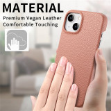 Lychee Grain Skin Leather Case for iPhone 17 Air 16  15 Pro Max 14 13 12 11 Pro MAX 15 Plus 13 Pro Shockproof Business Phone Case Cover