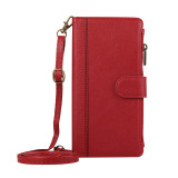 Crossbody Cards Solt Wallet Leather Case For iPhone 17 Air 16 15 Pro Max 14 Plus 13 12 11 XS XR 7 8P 6G 6P 6SP Se 2022 Strap Lanyard Stand Flip Cover