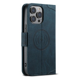 Magnetic Leather Card Holder Clamshell Phone Case For iPhone 12 13 14 15 Pro Max Plus Wallet Cover For Magsafe Wireless Charging