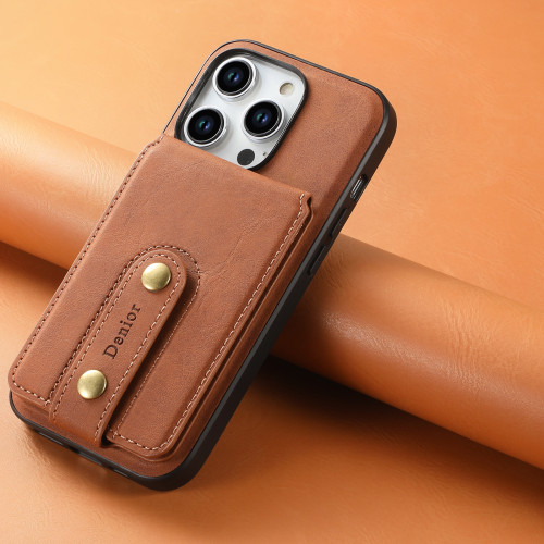 2 in 1 Leather Magnetic Card Holder Phone Case For iPhone 14 12 13 15 Pro Max 15Plus Removable Wallet Bank Card Shockproof Cover