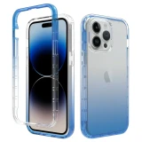 Thick Candy Color Transparent Case for iPhone 17 Air 16  15 Pro Max 15 14 Pro 13 Mini 12 11 XR 8 Plus 7 Hybrid Shockproof Dual Layer Cover