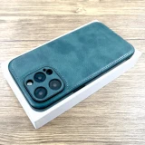 Luxury Leather Soft Retra Case For iPhone  17 Air 16 15 14 13 12 11 Pro Max ProMax i Full Protective Phone Shell Bumper Silicone Back Cover