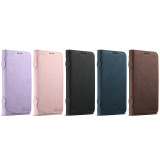 Magnetic Leather Card Holder Clamshell Phone Case For iPhone 12 13 14 15 Pro Max Plus Wallet Cover For Magsafe Wireless Charging