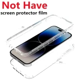 Thick Candy Color Transparent Case for iPhone 17 Air 16  15 Pro Max 15 14 Pro 13 Mini 12 11 XR 8 Plus 7 Hybrid Shockproof Dual Layer Cover