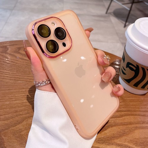 Luxury Soft Transparent Case For IPhone 14 13 12 11 15 Pro Max X Xs Max XR 7 8 Plus SE 2020 2022 Shockproof Silicone Bumpe Cover