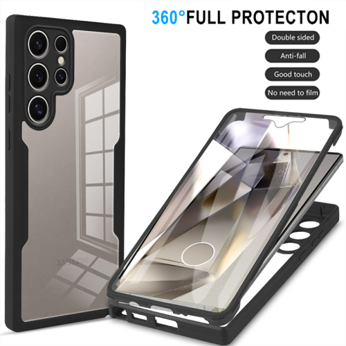 360 Full Body Screen Protector Transparent Case For Samsung Galaxy S24 S23 S22 S21FE S30 Plus Ultra Shockproof Phone Cover