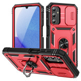 Slide Camera Phone Case For Samsung S24 S23 S22 Ultra S20 FE A22 A52 A73 A53 A33 A13 5G Full Body Rugged Protective Stand Case