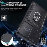 Slide Camera Phone Case For Samsung S24 S23 S22 Ultra S20 FE A22 A52 A73 A53 A33 A13 5G Full Body Rugged Protective Stand Case