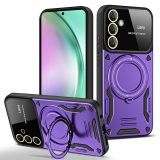Case For Samsung Galaxy S24 S23 Ultra Plus FE A55 A35 A15 A54 5G Magnetic Ring Holder Protection Stands Magsafe Kickstand Covers
