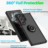 Magnetic Ring Matte Case For Samsung Galaxy S24 S23 S22 S21 S20  S10 S9 S8 Plus FE Note 8 9 10 20 Lite Plus Ultra Cover