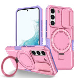 Shockproof Armor Phone Case For Samsung Galaxy S21 S22 S23 S24 S20 Note20 Plus Ultra FE Cover Magsafe Wireless Charge Magnetic