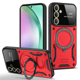 Case For Samsung Galaxy S24 S23 Ultra Plus FE A55 A35 A15 A54 5G Magnetic Ring Holder Protection Stands Magsafe Kickstand Covers