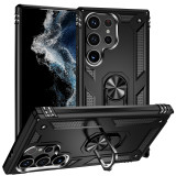 Armor Magnet Car Ring Case For  Samsung Galaxy S24 S23 S22 S21 S20 Ultra Plus S21FE S20FE Note20 Ultra Note 10 Lite Case