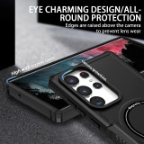 Shockproof Armor Phone Case For Samsung S24 S23 S22 S21 S20 FE 2022 Note 20 Ultra Plus 5G Magsafe Wireless Charge Magnetic Cover