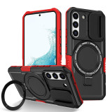 Shockproof Armor Phone Case For Samsung Galaxy S21 S22 S23 S24 S20 Note20 Plus Ultra FE Cover Magsafe Wireless Charge Magnetic