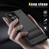 Shockproof Armor Phone Case For Samsung Galaxy S24 S23 S22 S21 S20 S10 5G Ultra Plus Military grade protective cover with stand