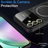 Case For Samsung Galaxy S24 S23 Ultra Plus FE A55 A35 A15 A54 5G Magnetic Ring Holder Protection Stands Magsafe Kickstand Covers