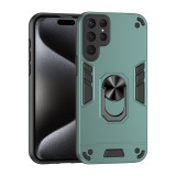 Magnetic Shockproof Armor Phone Stand Holder Cover for Samsung Galaxy S24 S23FE Ultra Plus F34 F23 F14 2023 F13 F12 5G Cases