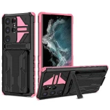 Case For Samsung S24 S23 S22 Note 20 FE Ultra Plus A54 A34  Wallet With Credit Card Stand Kickstand Slim Rugged Shockproof Cover