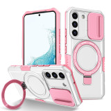 Shockproof Armor Phone Case For Samsung Galaxy S21 S22 S23 S24 S20 Note20 Plus Ultra FE Cover Magsafe Wireless Charge Magnetic
