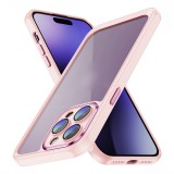 Protective Phone Case With Colored Edges And Metal Buttons, Suitable For iPhone 15 14 13 12 11 Plus Mini Pro Max X XS XR 7 8