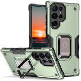 Luxury Shockproof Armor Ring Stand Car Holder Case For Samsung Galaxy S25 S20 S21 S22 S23 S24 Plus Ultra FE Cover