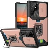Armor Kickstand Case For Samsung Galaxy S24 S23 Ultra S22 Plus S21 FE Note 20 Cover Card Slot Wallet Ring Holder Coque Fundas
