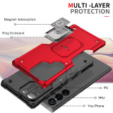 Luxury Shockproof Armor Ring Stand Car Holder Case For Samsung Galaxy S25 S20 S21 S22 S23 S24 Plus Ultra FE Cover