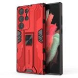 Magnetic Kickstand Armor Shockproof Case For Samsung Galaxy S24 S23 S22 Ultra Plus S21 FE 5G TPU Bumper Hard Plastic Back Cover