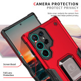 Luxury Shockproof Armor Ring Stand Car Holder Case For Samsung Galaxy S25 S20 S21 S22 S23 S24 Plus Ultra FE Cover