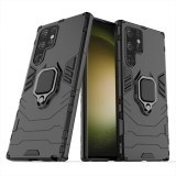 For Samsung S24 Plus S 24 5G Case Armor Ring Bracket Shell For Samsung Galaxy S24 Ultra Car Magnetic Protection Shockproof Coque