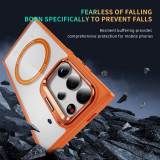 Flip Lens Protection Stand Phone Case for Samsung Galaxy S24 Ultra S24 Plus S24 Shockproof Fall-Proof Magnetic Clear Cover