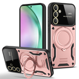 Case For Samsung Galaxy S24 S23 Ultra Plus FE A55 A35 A15 A54 5G Magnetic Ring Holder Protection Stands Magsafe Kickstand Covers