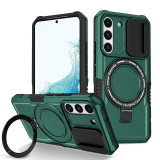 Shockproof Armor Phone Case For Samsung Galaxy S21 S22 S23 S24 S20 Note20 Plus Ultra FE Cover Magsafe Wireless Charge Magnetic