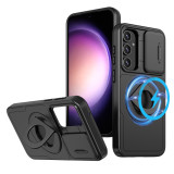 Military Anti Fall Case For Samsung Galaxy S23 FE S22 Ultra S21 FE S20 FE A54 Armor PC TPU Wireless Charging For MagSafe Cover