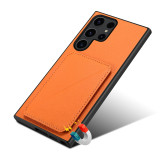 Suteni Insert Card Phone Cases Orange/purple/green/black For Samsung Galaxy S24 S23ultra Plus A24 A54 A23 A53 5g Case