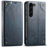 Classic Wallet Flip Genuine Leather Case For Samsung Galaxy S24 S23 Fe S22 Plus Ultra Magnetic Book Flip Phone Cover Bag Cases