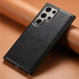 EUCAGR 2 In 1 Luxury Magnetic Flip Wallet Leather Phone Case For Samsung Galaxy S23 S24 Ultra Plus FE Magsafe Card Holder Cover