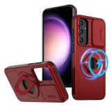 Military Anti Fall Case For Samsung Galaxy S23 FE S22 Ultra S21 FE S20 FE A54 Armor PC TPU Wireless Charging For MagSafe Cover