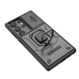 Magnetic Ring Holder Shockproof Armor Phone Cases For Samsung Galaxy S24 Ultra S24 Plus Lens Protect Cover For Samsung S24 S 24