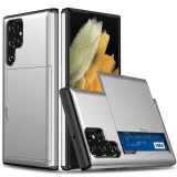 Case For Samsung Galaxy S24 S23 S22 S21 Ultra Note 20 S10 Plus Slim Dual Lay Heavy Duty Protective Hidden Card Slot Wallet Cover