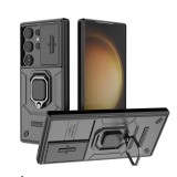 Magnetic Ring Holder Shockproof Armor Phone Cases For Samsung Galaxy S24 Ultra S24 Plus Lens Protect Cover For Samsung S24 S 24